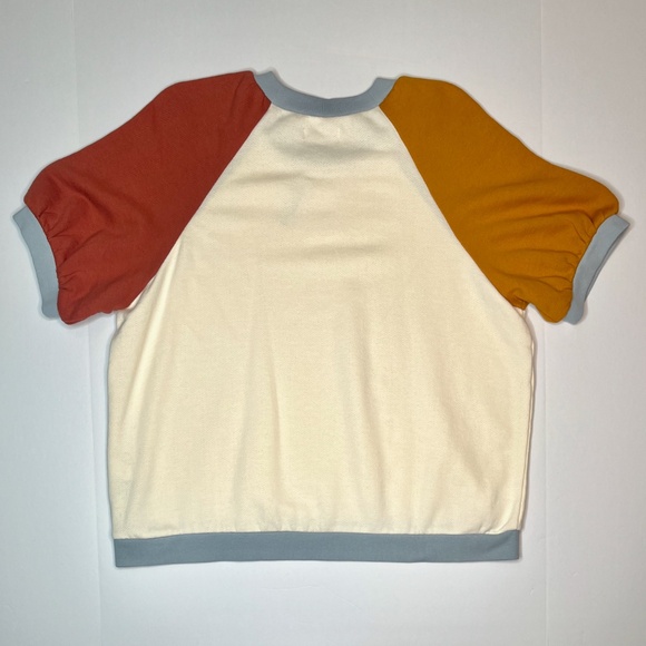 NWT Madewell Puff-Sleeve Sweatshirt Tee - Picture 9 of 11